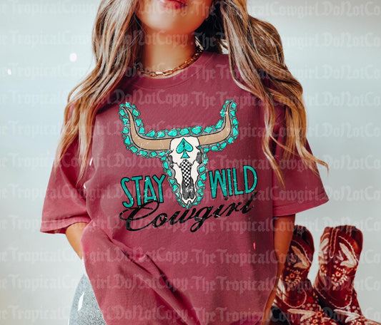 Stay Wild Cowgirl Tee