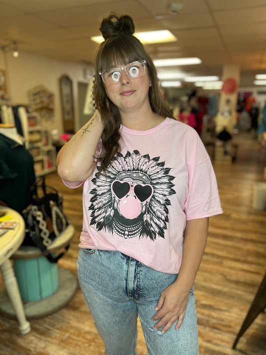 Pink Warrior Bubble Tee