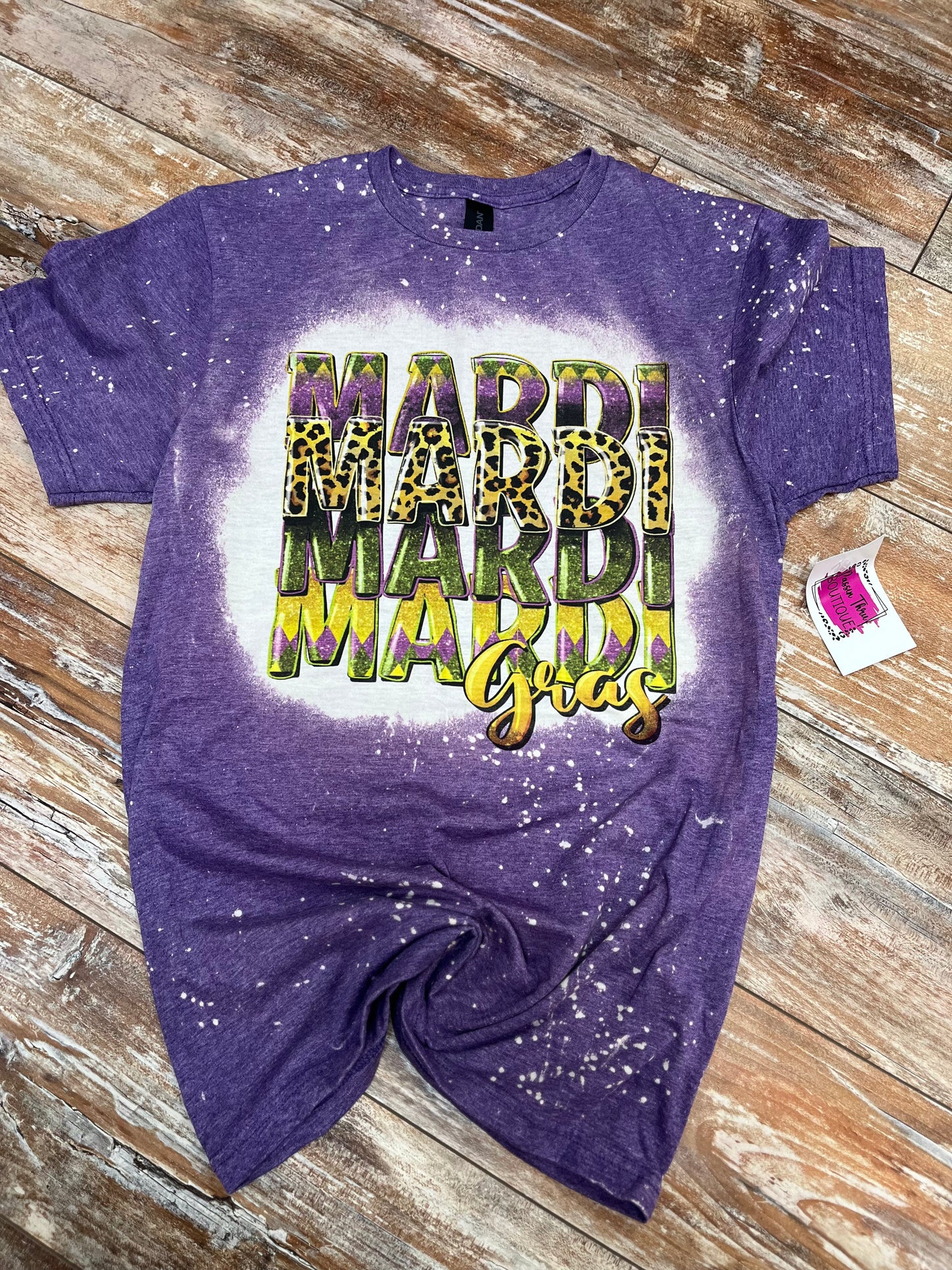 Multi Mardi Gras Tee