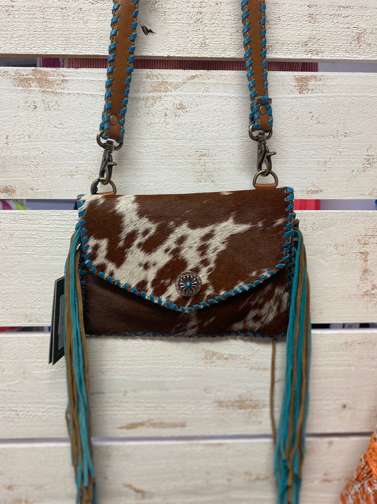 Pony Highlands Hairon Bag in Light & Brown