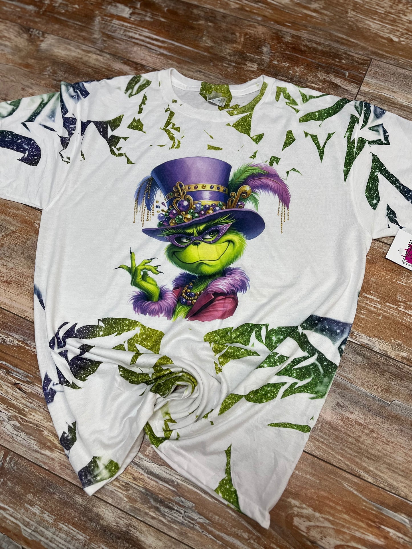 Medium G-Man Mardi Gras Tee