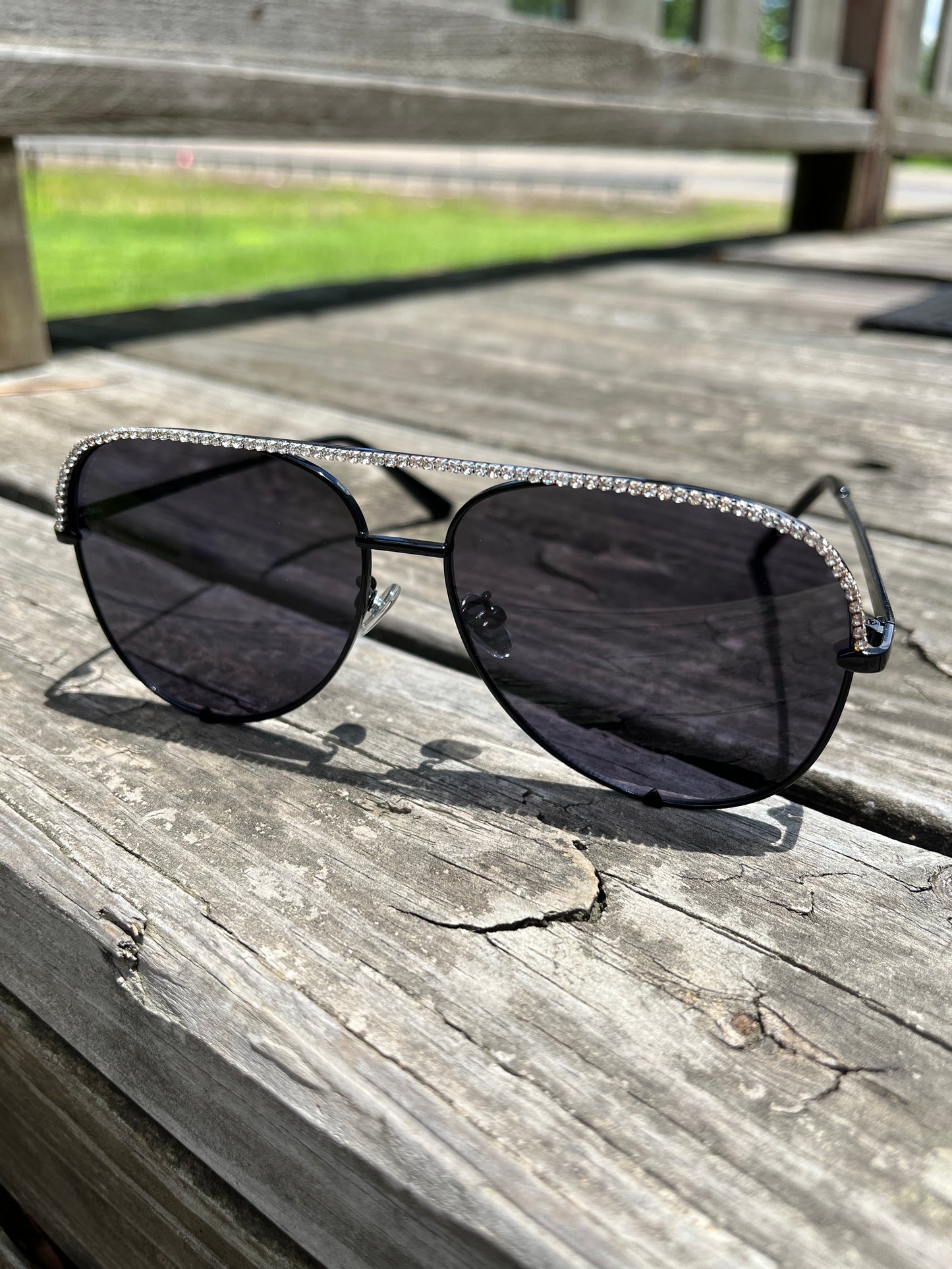 Dare To Dazzle Aviator Sunglasses