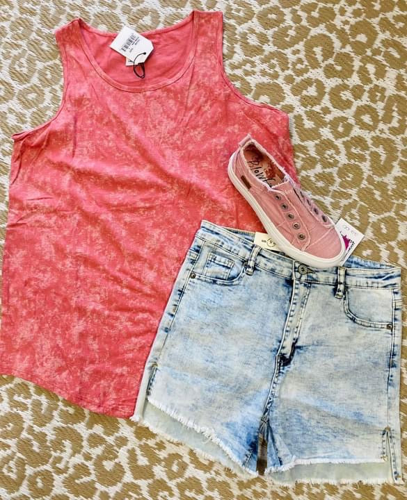 Pink Acid Wash Tank