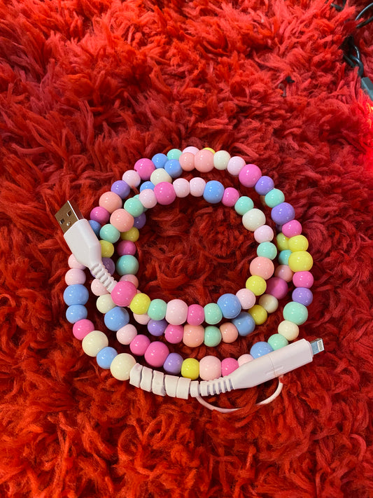 Candy Bead 2 In 1 Phone Charger