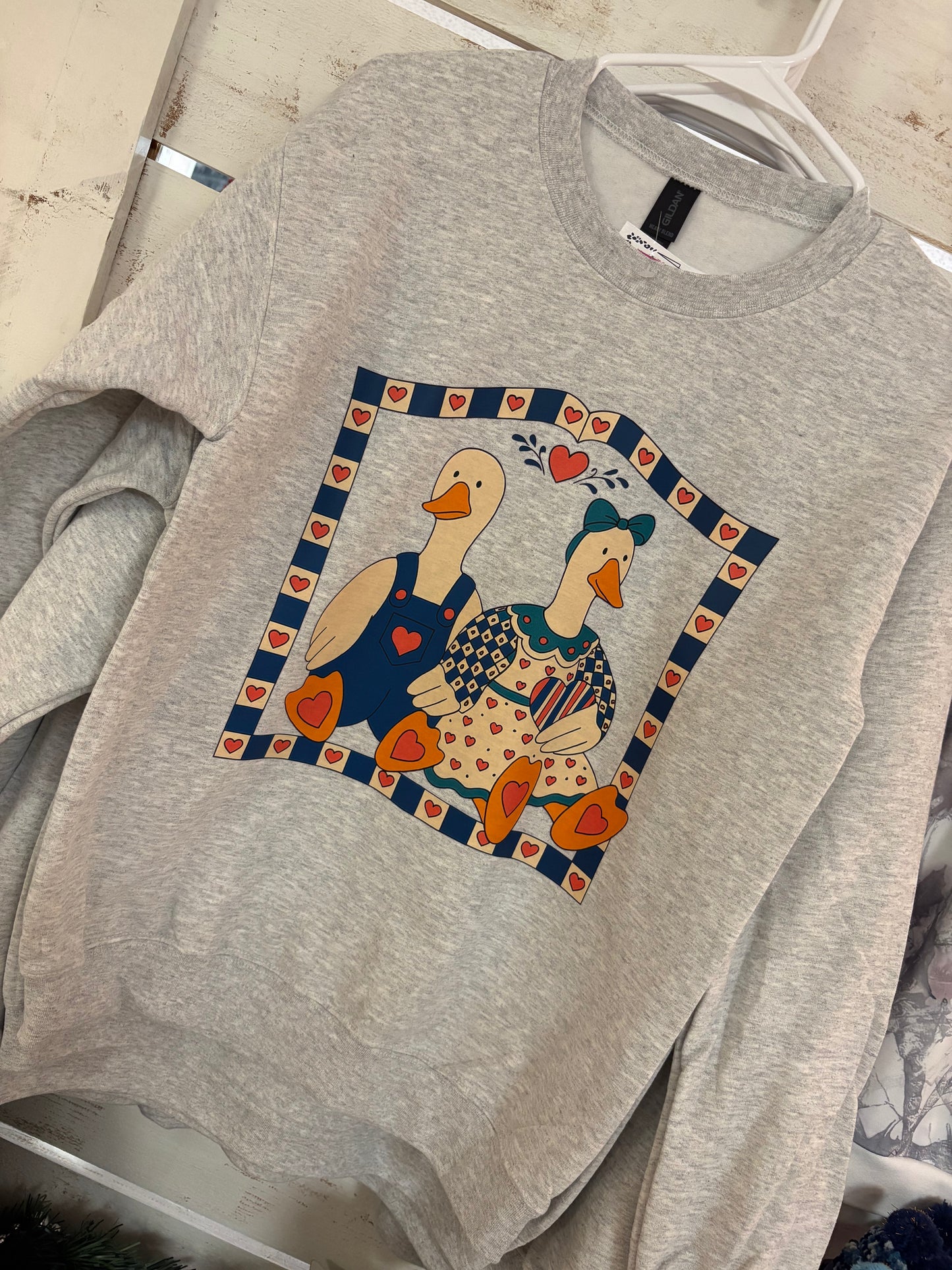 Vintage Geese Pullover