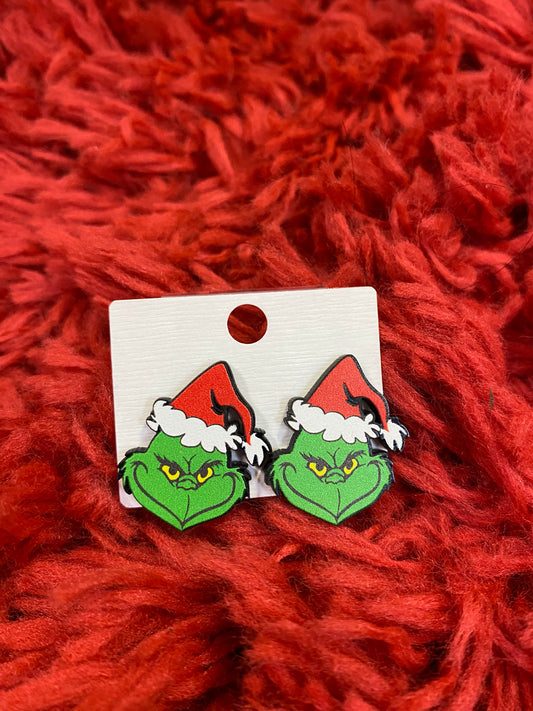 G Man Stud Earrings