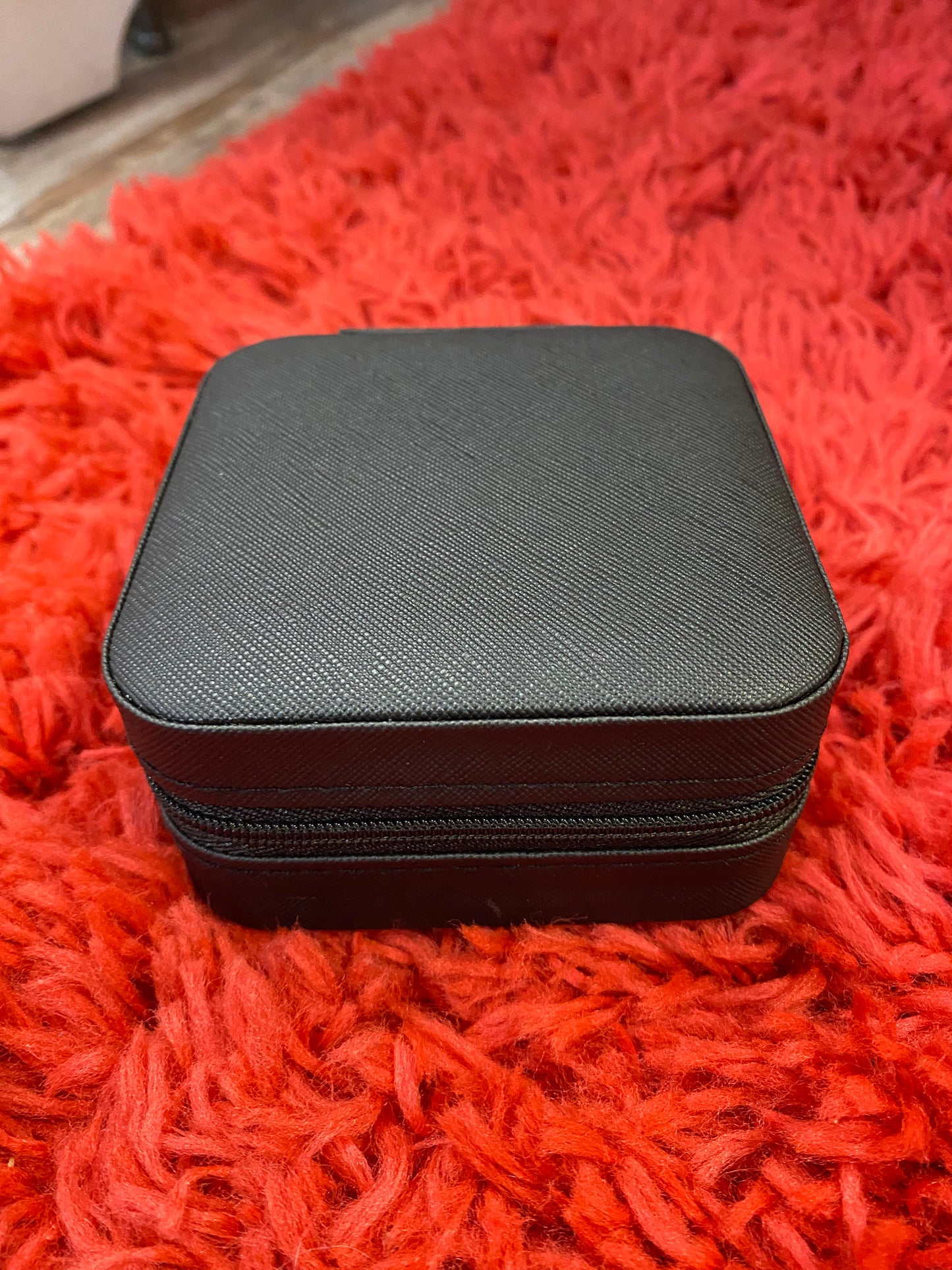 Leather Portable Travel Jewelry Box