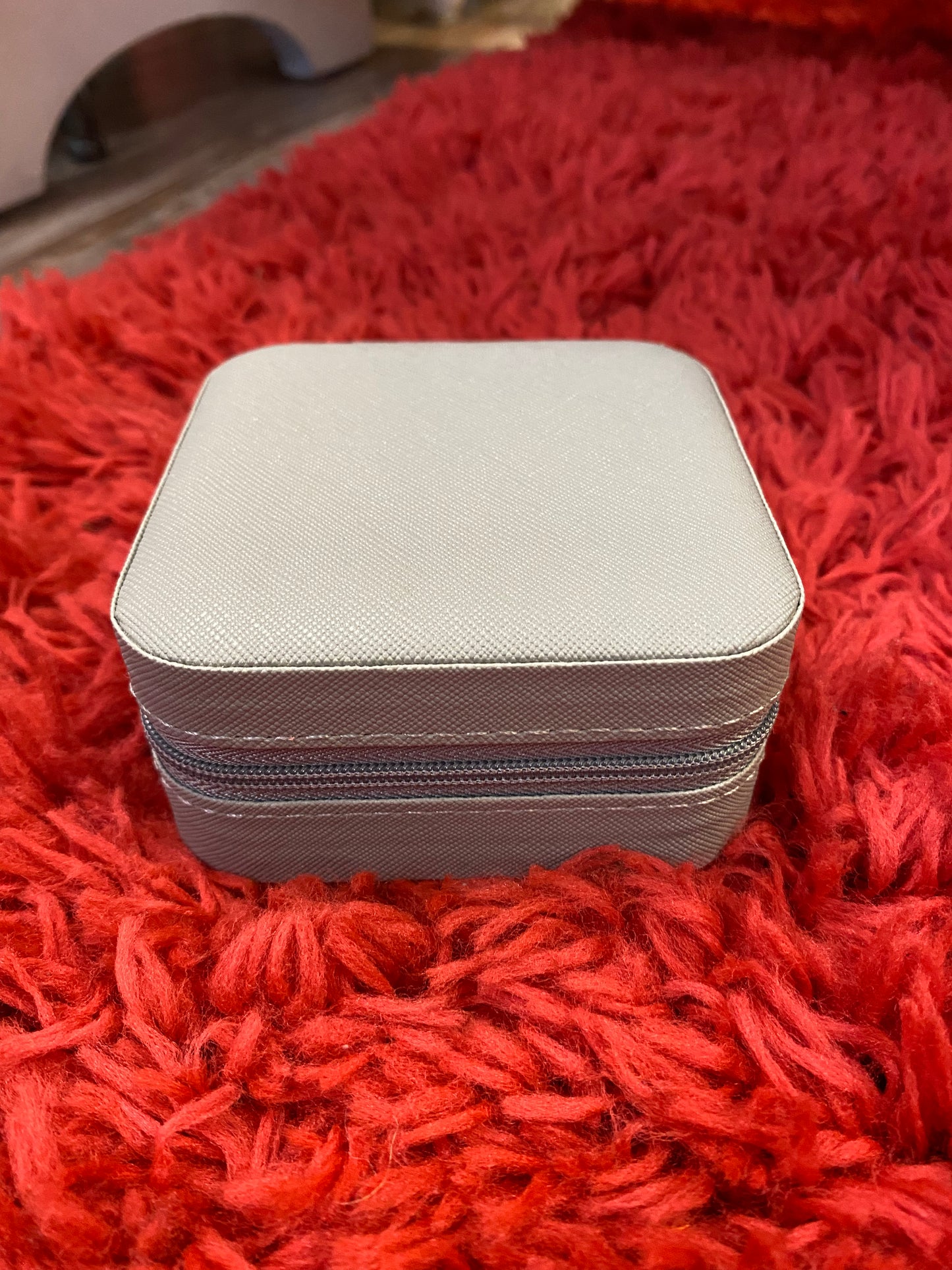 Leather Portable Travel Jewelry Box