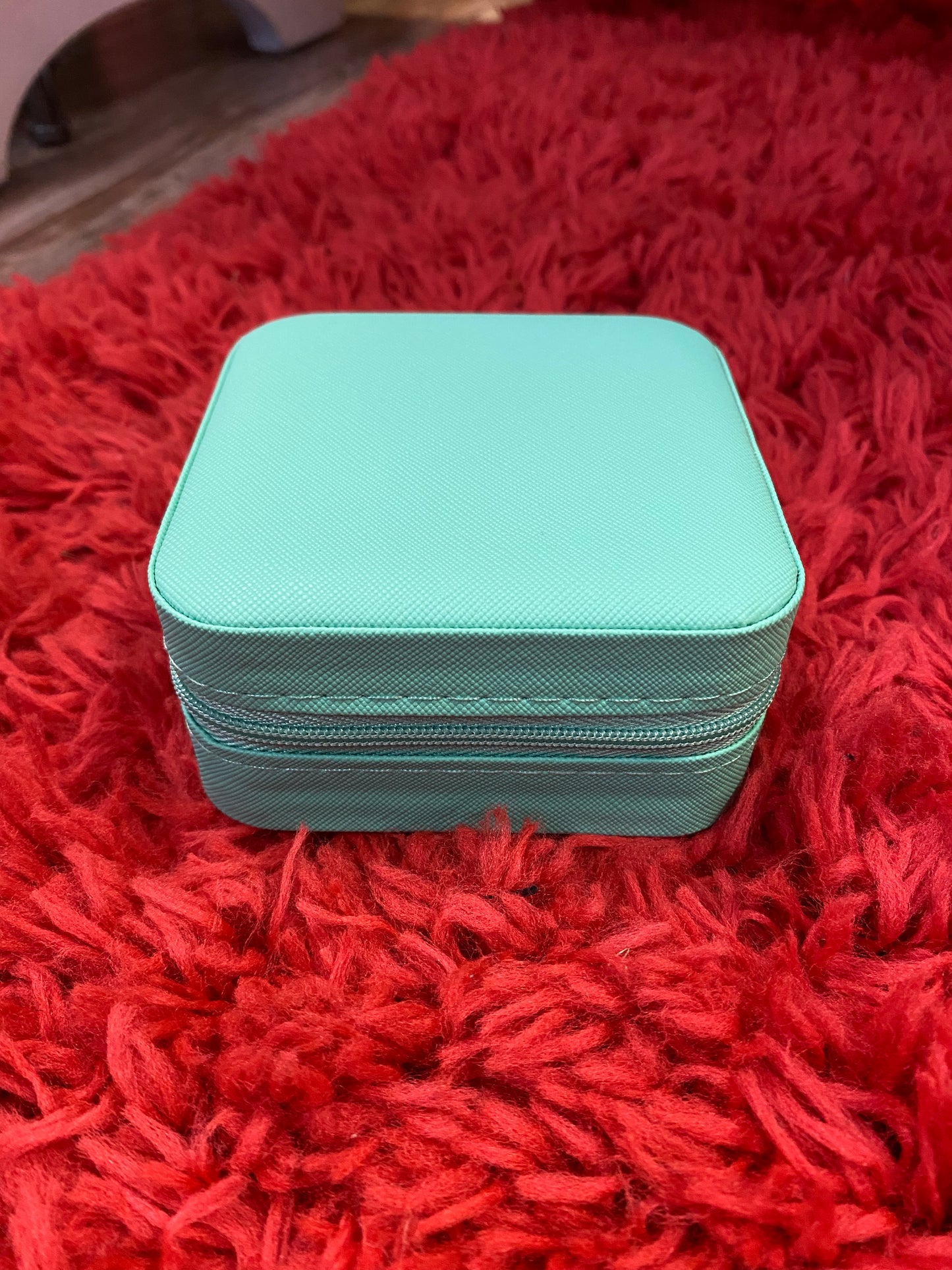 Leather Portable Travel Jewelry Box