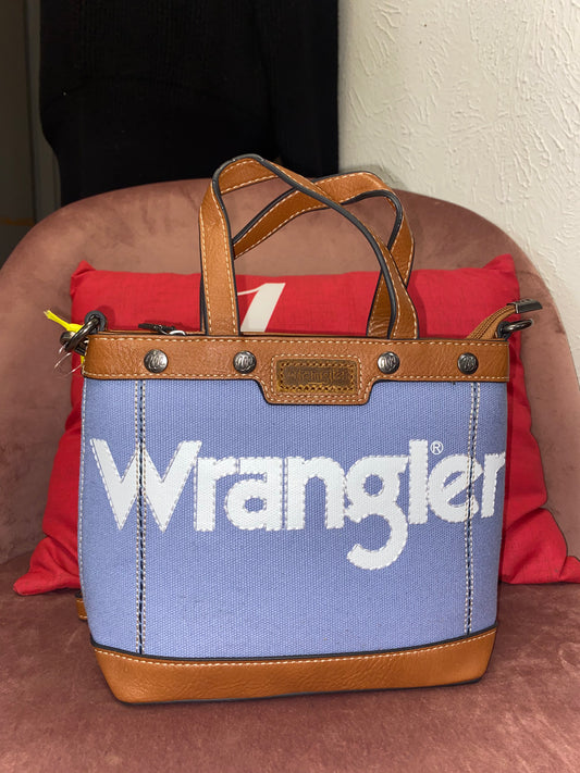 Wrangler Jean Canvas Mini Top Handle Tote/Crossbody