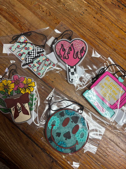 Leather and Lace Freshie