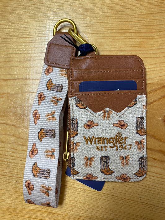 Wrangler Western Print RFID Wallet