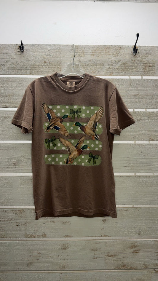 Mallard Duck Polka Dot Stripe
