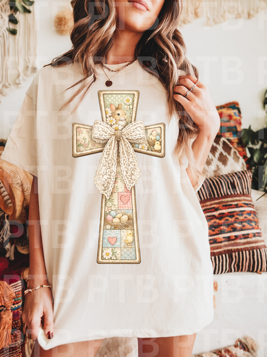 Vintage Cross Tee/Pullover