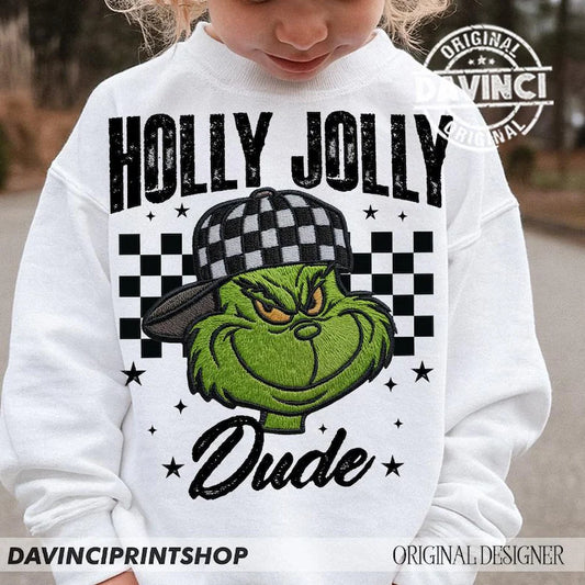 Holly Jolly Dude Tee Or Pullover