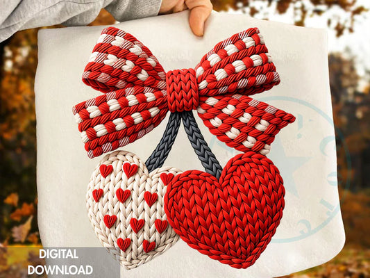 Faux Crochet Valentine Tee