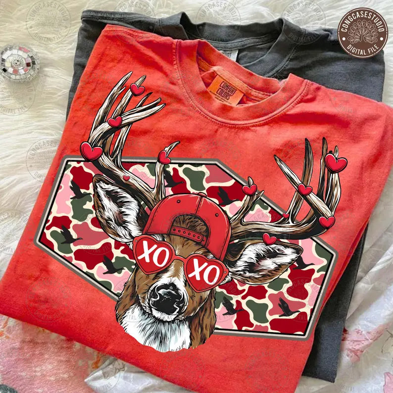 Valentines Buck Tee
