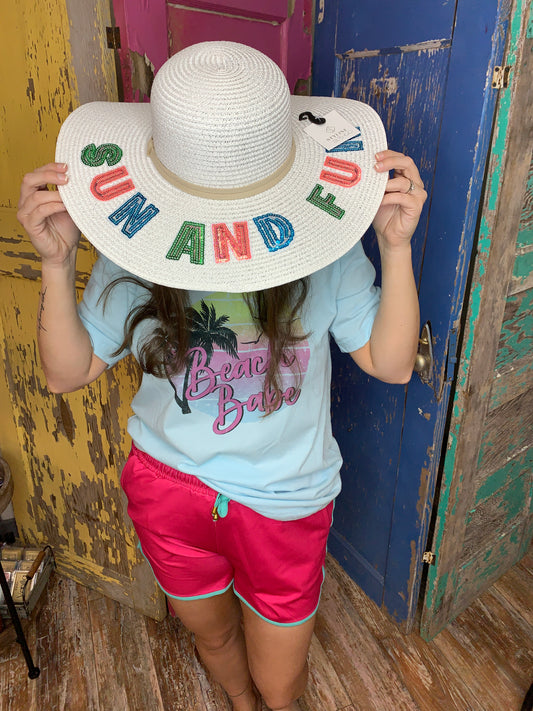 Sequin Floppy Hat