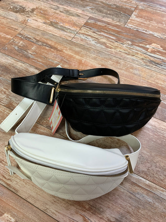 Faux Leather Plush Fanny Pack